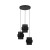 CALISTO BLACK Lampa wisząca 3 Koło 5981 TK Lighting Czarny Czarny