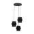 CALISTO BLACK Lampa wisząca 3 Koło 5981 TK Lighting Czarny Czarny