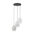 CALISTO WHITE Lampa wisząca 3 Koło 6018 TK Lighting Czarny Biały