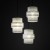 CALISTO WHITE Lampa wisząca 3 Koło 6018 TK Lighting Czarny Biały