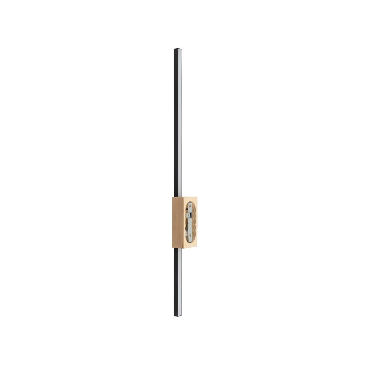 FLASH WOOD SOSNA Kinkiet 1 LED M 6019 TK Lighting Sosna, Czarny