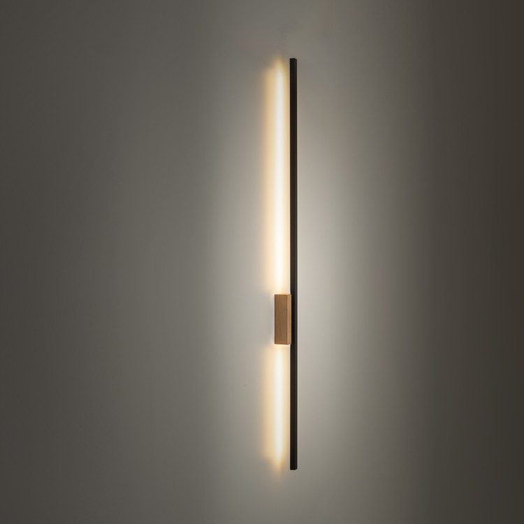 FLASH WOOD SOSNA Kinkiet 1 LED L 6411 TK Lighting Sosna, Czarny