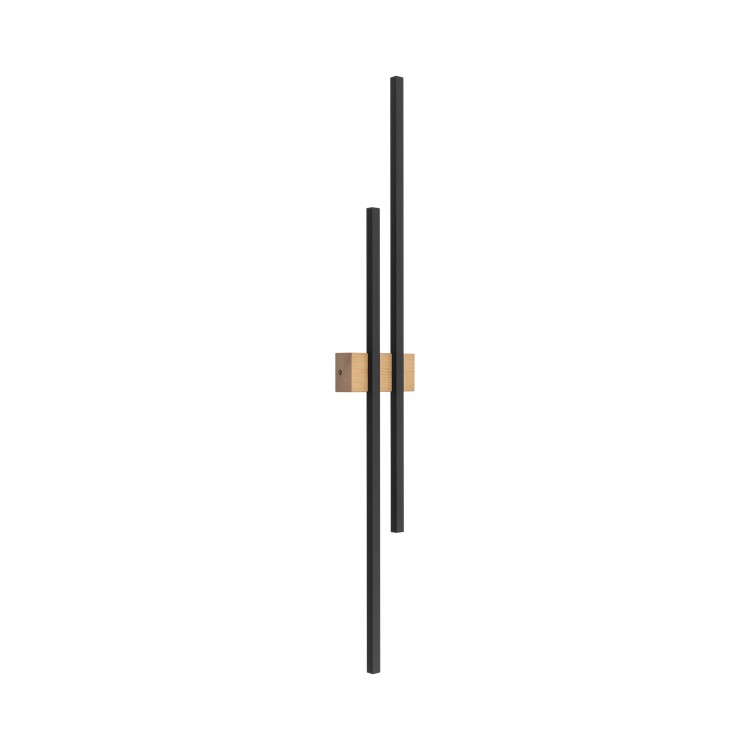FLASH WOOD SOSNA Kinkiet 2 LED 6416 TK Lighting Sosna, Czarny