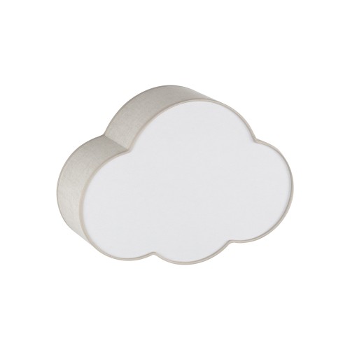 CLOUD LINEN Lampa sufitowa 2 10006 TK Lighting Biały Biały, Len