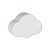 CLOUD LINEN Lampa sufitowa 2 10006 TK Lighting Biały Biały, Len
