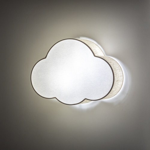 CLOUD LINEN Lampa sufitowa 2 10006 TK Lighting Biały Biały, Len