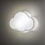 CLOUD LINEN Lampa sufitowa 2 10006 TK Lighting Biały Biały, Len