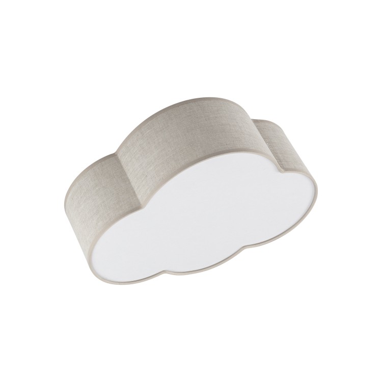 CLOUD LINEN Lampa sufitowa 2 10006 TK Lighting Biały Biały, Len