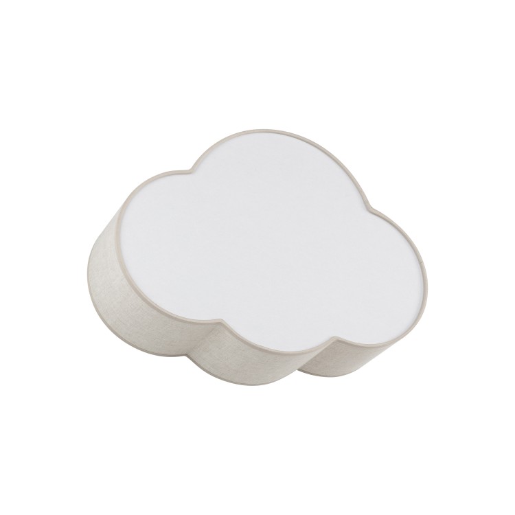 CLOUD LINEN Lampa sufitowa 2 10006 TK Lighting Biały Biały, Len