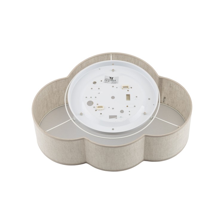 CLOUD LINEN Lampa sufitowa 2 10006 TK Lighting Biały Biały, Len