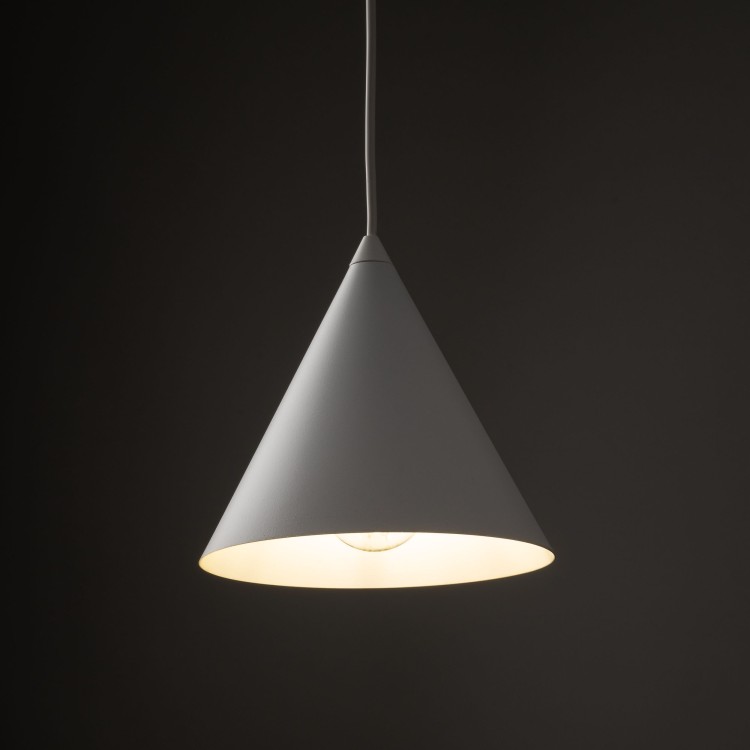 CONO WHITE Lampa wisząca 1 S 10007 TK Lighting Biały Biały