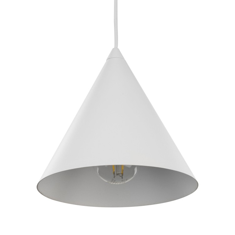 CONO WHITE Lampa wisząca 1 S 10007 TK Lighting Biały Biały
