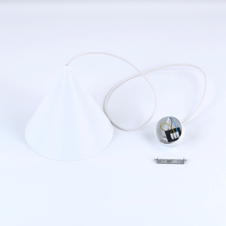 CONO WHITE Lampa wisząca 1 M 10008 TK Lighting Biały Biały