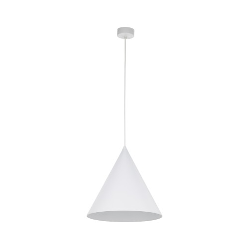 CONO WHITE Lampa wisząca 1 L 10009 TK Lighting Biały Biały
