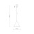 CONO BROWN Lampa wisząca 1 M 10037 TK Lighting Brązowy Brązowy