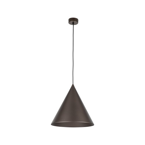 CONO BROWN Lampa wisząca 1 L 10038 TK Lighting Brązowy Brązowy