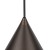 CONO BROWN Lampa wisząca 1 L 10038 TK Lighting Brązowy Brązowy