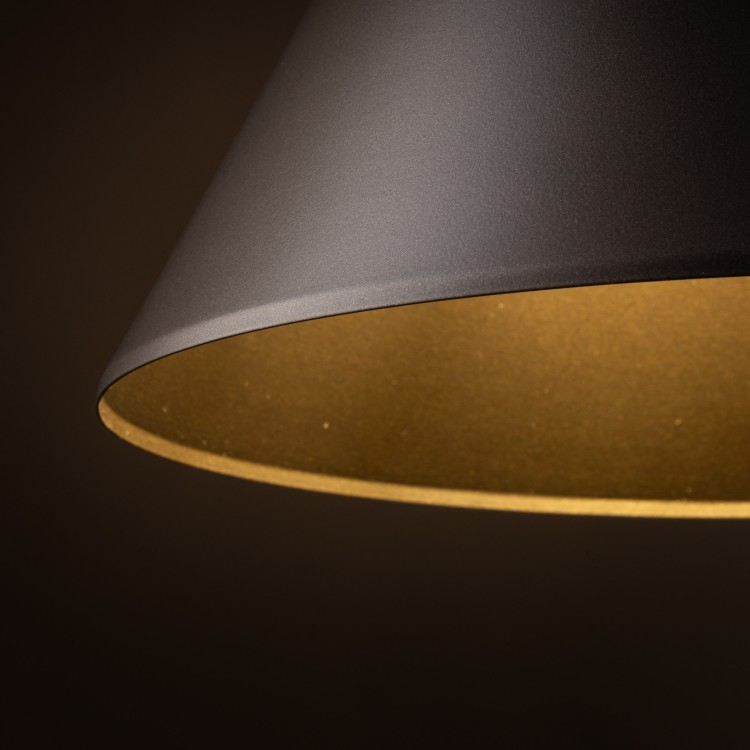 CONO BROWN Lampa wisząca 1 L 10038 TK Lighting Brązowy Brązowy