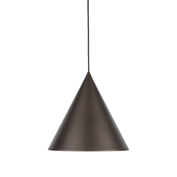 CONO BROWN Lampa wisząca 1 L 10038 TK Lighting Brązowy Brązowy