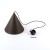 CONO BROWN Lampa wisząca 1 L 10038 TK Lighting Brązowy Brązowy