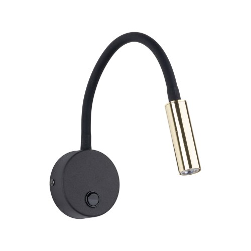 LAGOS BLACK GOLD Kinkiet 1 10039 TK Lighting Złoty, Czarny