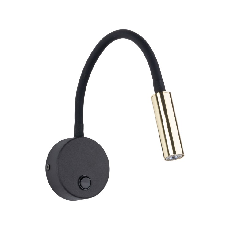LAGOS BLACK GOLD Kinkiet 1 10039 TK Lighting Złoty, Czarny