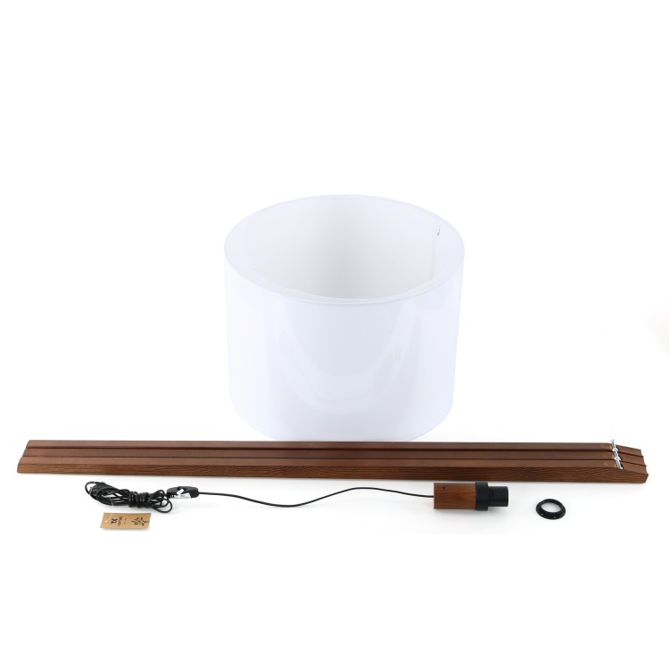 GRAND ORZECH Lampa podłogowa 16003 TK Lighting Orzech Biały
