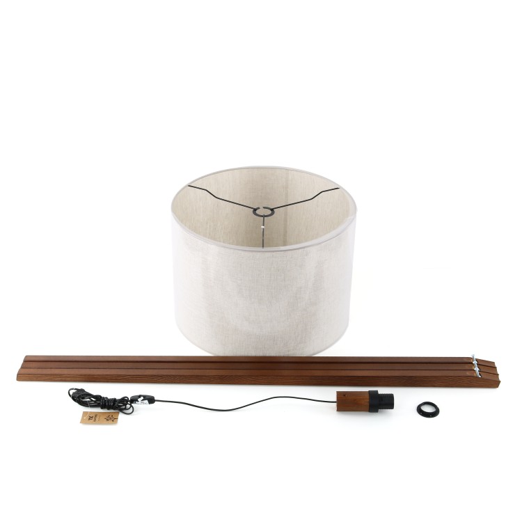 GRAND ORZECH Lampa podłogowa 16004 TK Lighting Orzech Len