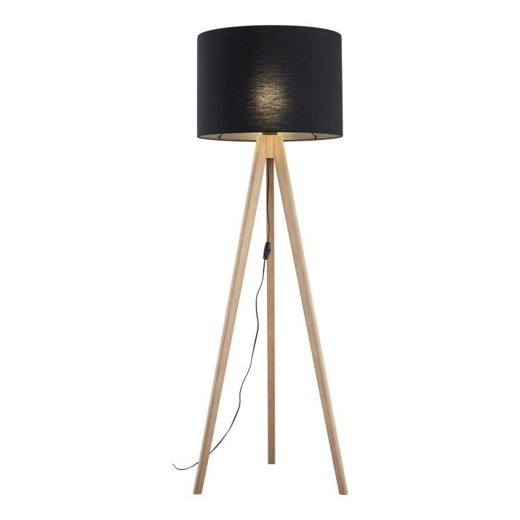 GRAND SOSNA Lampa podłogowa 16008 TK Lighting Sosna Czarny