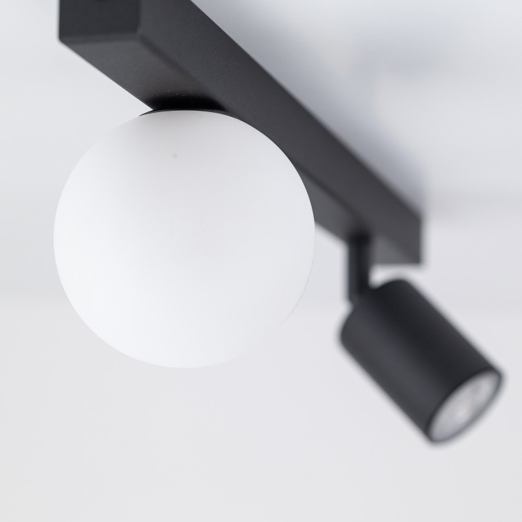 VOX Lampa sufitowa 2 10000 TK Lighting Czarny Biały