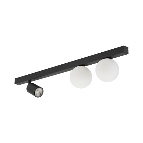 VOX Lampa sufitowa 3 10001 TK Lighting Czarny Biały