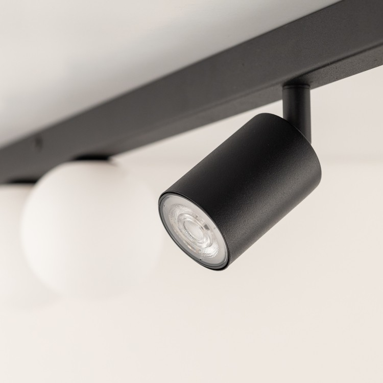 VOX Lampa sufitowa 4 10002 TK Lighting Czarny Biały