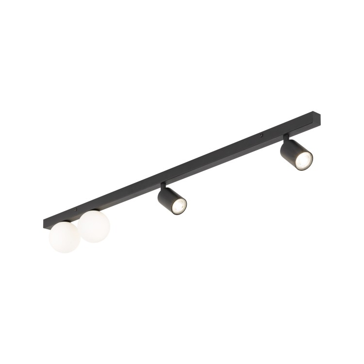 VOX Lampa sufitowa 4 10002 TK Lighting Czarny Biały