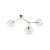 FAIRY GOLD Lampa sufitowa 3XG9 10069 TK Lighting Złoty Transparentny