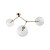 FAIRY GOLD Lampa sufitowa 3XG9 10069 TK Lighting Złoty Transparentny