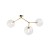 FAIRY GOLD Lampa sufitowa 3XG9 10069 TK Lighting Złoty Transparentny