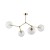 FAIRY GOLD Lampa sufitowa 4XG9 10070 TK Lighting Złoty Transparentny