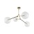FAIRY GOLD Lampa sufitowa 4XG9 10070 TK Lighting Złoty Transparentny