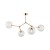 FAIRY GOLD Lampa sufitowa 4XG9 10070 TK Lighting Złoty Transparentny