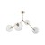 FAIRY GOLD Lampa sufitowa 4XG9 10070 TK Lighting Złoty Transparentny