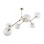 FAIRY GOLD Lampa sufitowa 6 10071 TK Lighting Złoty Transparentny