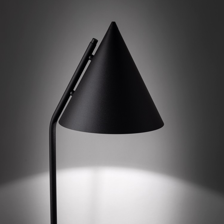 CONO BLACK Lampa podłogowa 1 16010 TK Lighting Czarny Czarny