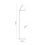CONO BLACK Lampa podłogowa 1 16010 TK Lighting Czarny Czarny