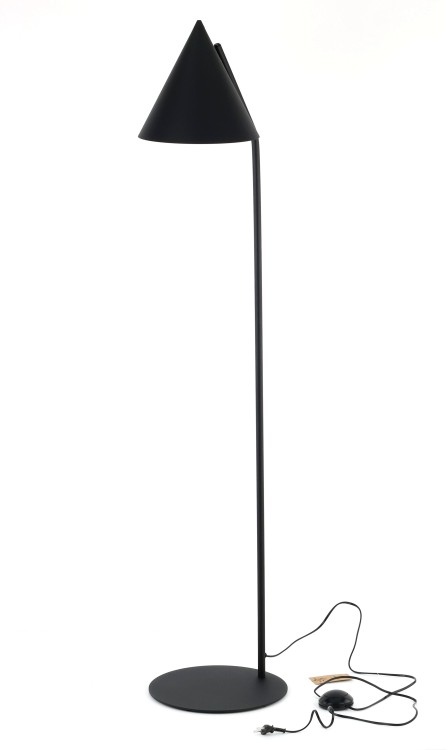 CONO BLACK Lampa podłogowa 1 16010 TK Lighting Czarny Czarny