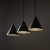 CONO BLACK Lampa wisząca S 3 Listwa 10068 TK Lighting Czarny Czarny