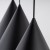 CONO BLACK Lampa wisząca L 3 Listwa 10060 TK Lighting Czarny Czarny