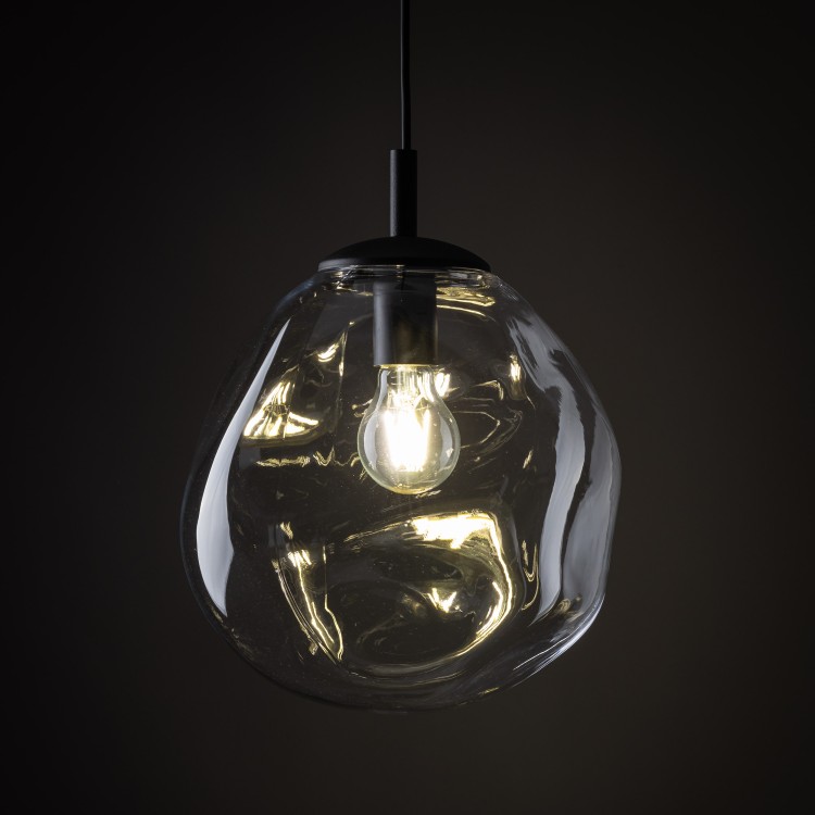 SOL MINI NEW TRANSPARENT 1 10082 TK Lighting Czarny Transparentny