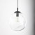 SOL MINI NEW TRANSPARENT 1 10082 TK Lighting Czarny Transparentny