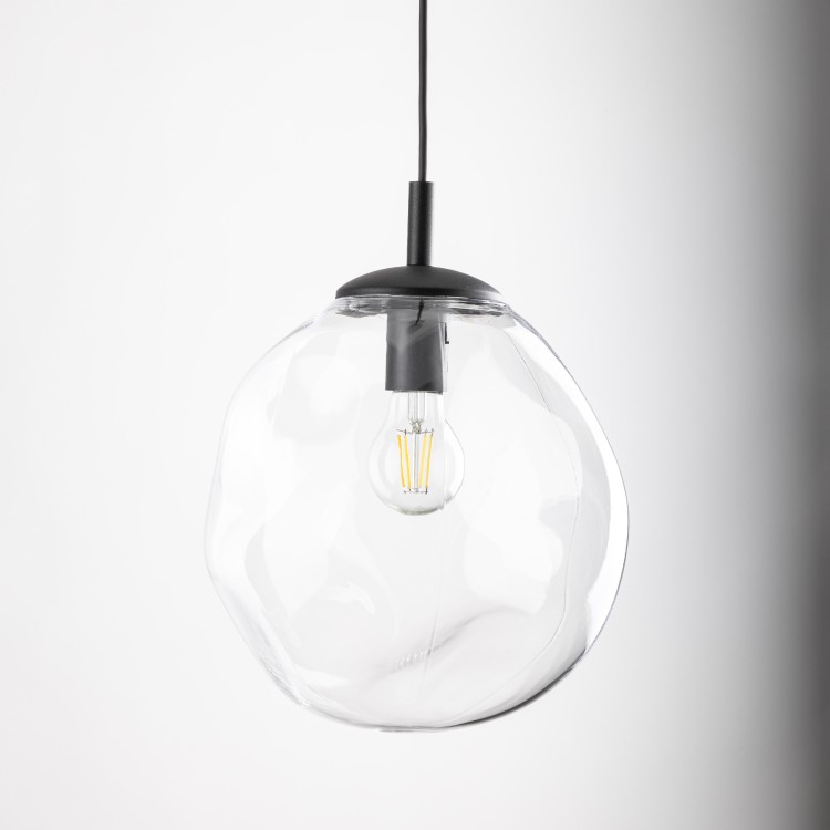 SOL MINI NEW TRANSPARENT 1 10082 TK Lighting Czarny Transparentny