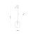 SOL MINI NEW TRANSPARENT 1 10082 TK Lighting Czarny Transparentny